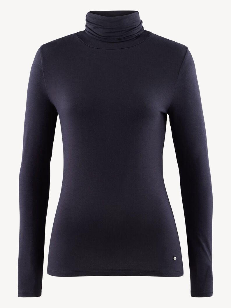 col polo en jersey - noir taw1011-80009 acheter tamaris shirts tops en ligne